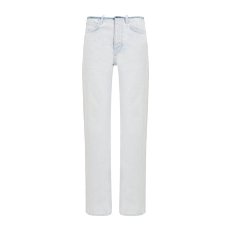 BALENCIAGA Cut Off Waistband Loose Fit Jeans