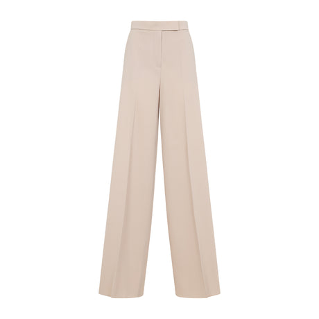 MAX MARA Wide Leg Virgin Wool Pants