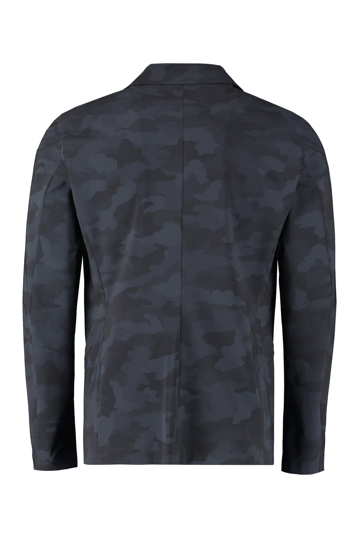 THE (ALPHABET) Men's Camouflage Single-Breasted Jacket