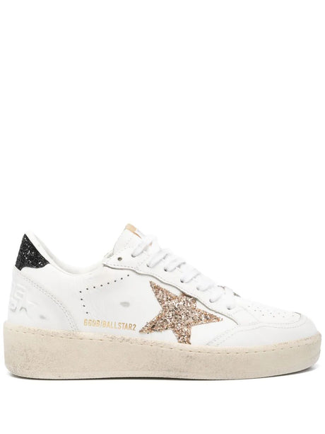 GOLDEN GOOSE Ball Star 2 Men's Sneakers with Glitter Accents