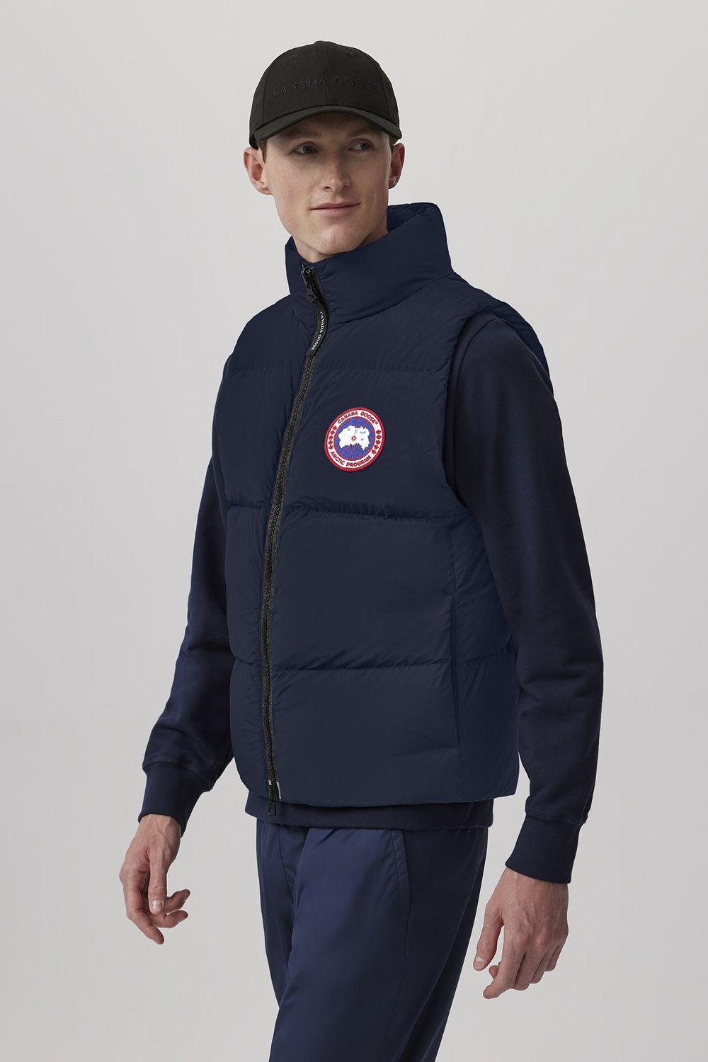 CANADA GOOSE Men's Black Lawrence Puffer Vest