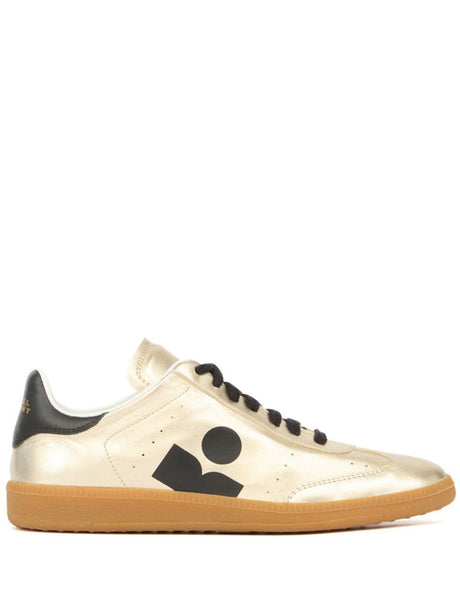 ISABEL MARANT Metallized Leather Kaycee Sneaker for Men