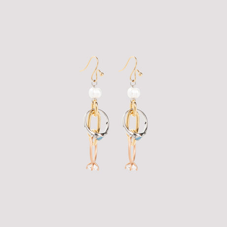 MARNI Elegant Metal Mini Earrings