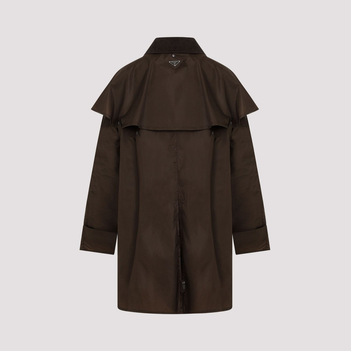 PRADA Luxurious Brown Polyamide Jacket for Women - FW24