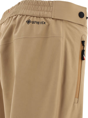 MONCLER GRENOBLE Men's Tan GORE-TEX Trousers for SS24