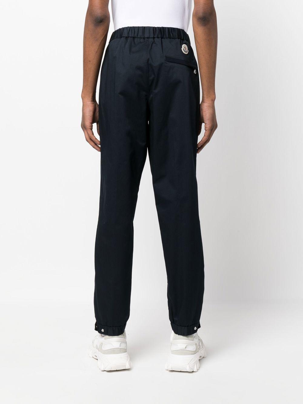 Men's Striped Cotton Trousers in Blue for FW23