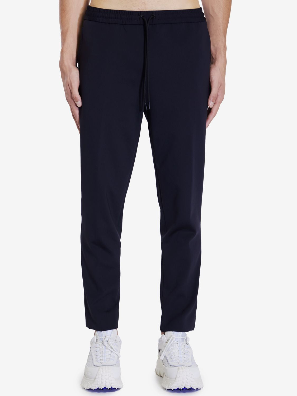 MONCLER Sleek Technical Drawstring Nylon Pants