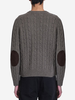 CELINE Triomphe Crewneck Sweater - Regular Fit