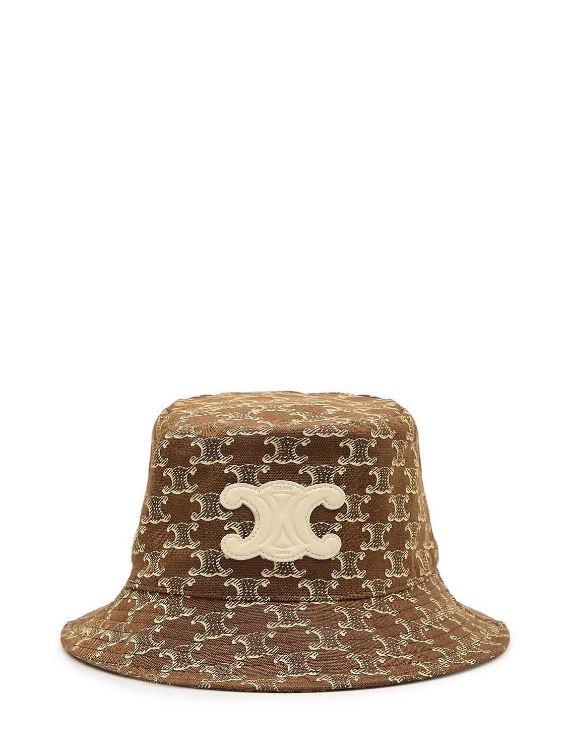قبعة بروانية نسائية من القطن والكتان