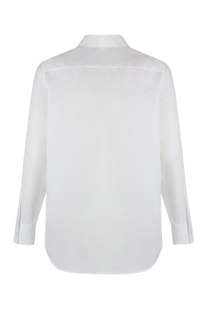 CELINE Tomboy Style Cotton Poplin Shirt - Women’s SS24