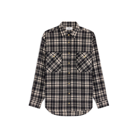 CELINE Checkered Cashmere Overshirt for Women