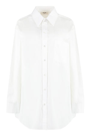 CELINE Essential Cotton Shirt with Front Pocket - Women’s