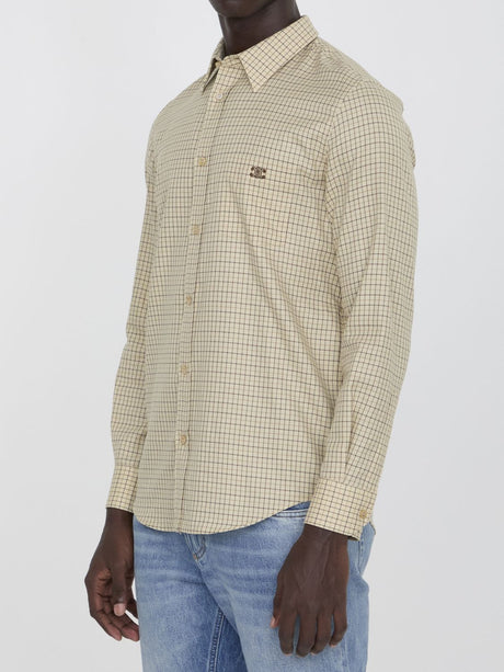 CELINE Classic Plaid Shirt for Men - FW24 Edition