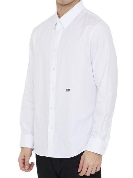 CELINE Embroidered Cotton Poplin Shirt for Men