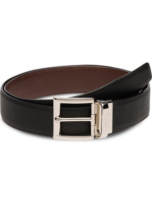 PRADA Luxury Smooth Calf Leather Belt