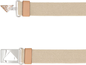 PRADA Contemporary Buckle Belt, 1-inch Height