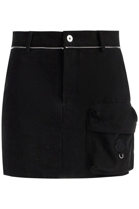 MONCLER Punk-Inspired Mini Skirt for Women