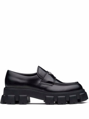 PRADA Luxury Leather Moccasins for Men