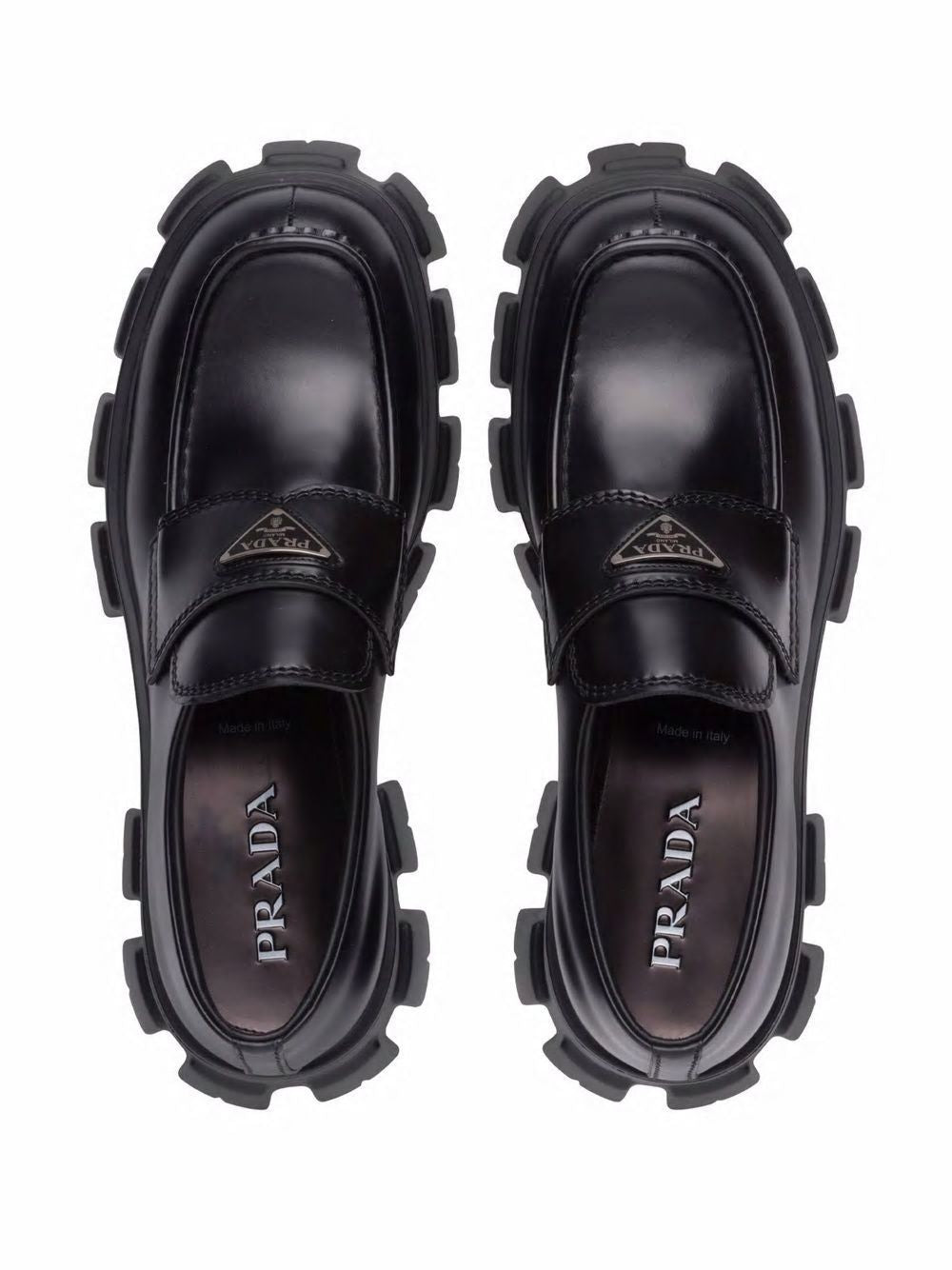 PRADA Luxury Leather Moccasins for Men