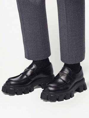 PRADA Luxury Leather Moccasins for Men