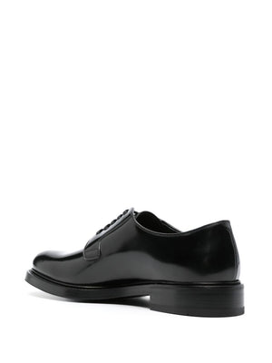 PRADA Sleek Black Men's Moccasins for SS24