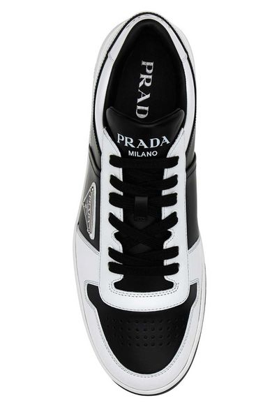 PRADA Leather Low-Top Sneakers for Men