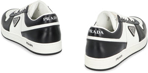 PRADA Downtown Leather Low-Top Sneakers