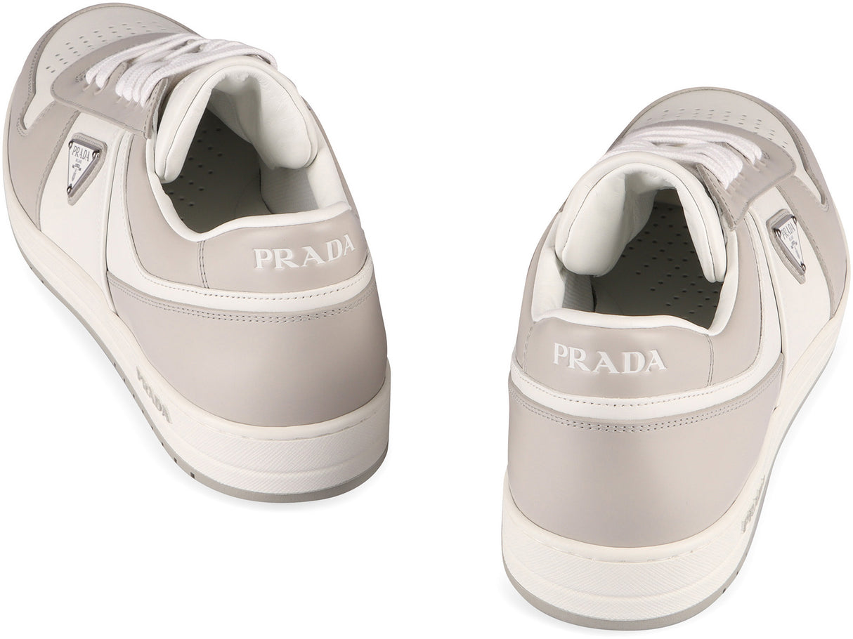 PRADA Downtown Leather Low-Top Sneakers for Men