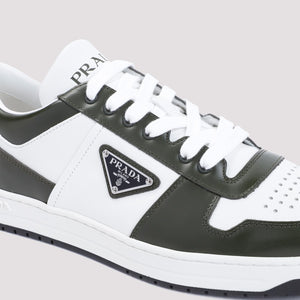 PRADA Downtown Luxe Leather Sneakers