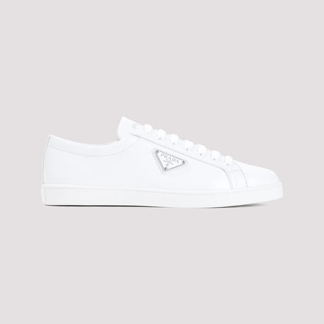 PRADA Iane Elite White Leather Sneakers