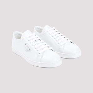 PRADA Iane Elite White Leather Sneakers