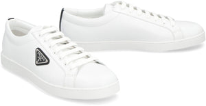 PRADA Iane Elite White Leather Sneakers