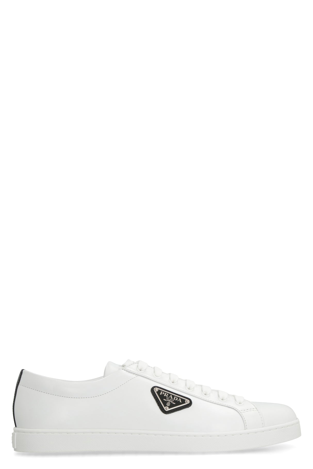 PRADA Urban Elegance Low-Top Leather Sneakers