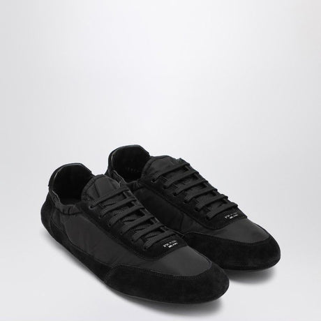 PRADA Collapse Re-Nylon and Suede Sneakers