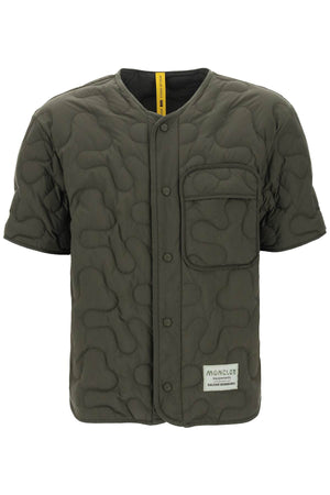 MONCLER GENIUS Men's Padded Beige Quilted Shirt for FW23