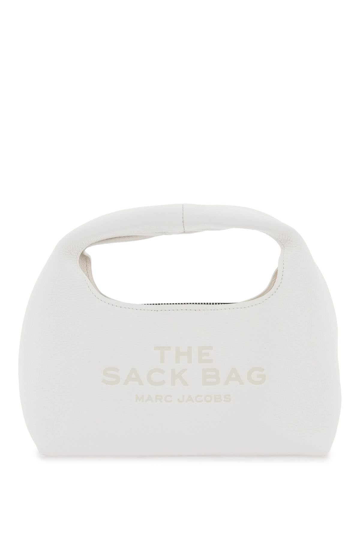 MARC JACOBS Elegant Mini White Leather Pouch