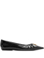 MARC JACOBS The Ali Ballerina - Elegant Black Leather Women's Shoes