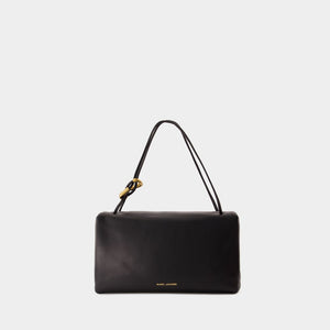 MARC JACOBS The Big Link Shoulder Handbag - Luxe Black Leather