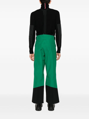 MONCLER Green Ski Trousers for Men - FW23 Collection