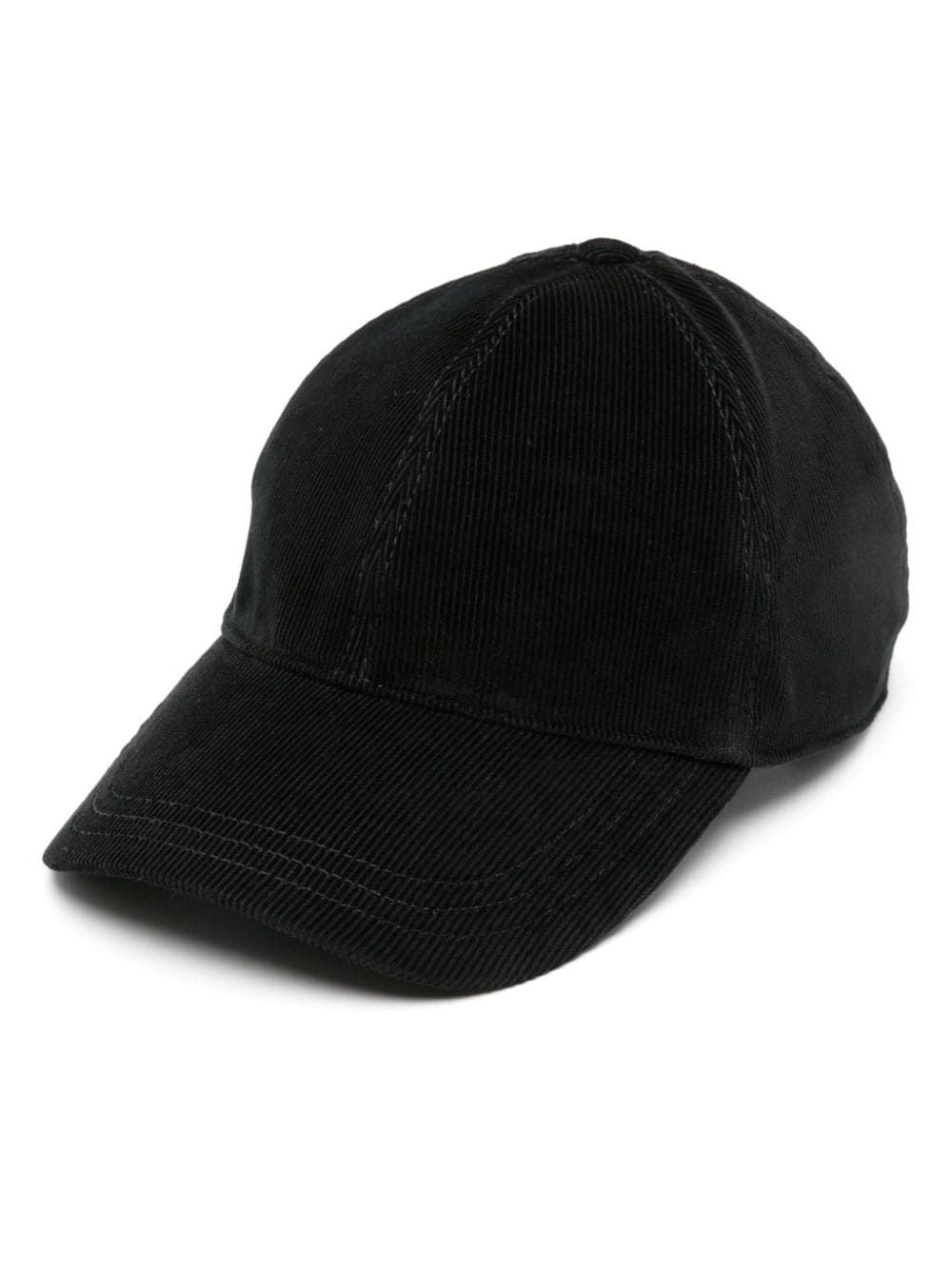 PRADA Men's Nero Cotton Cap for SS24 Season