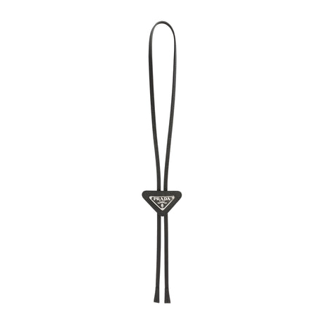 PRADA Saffiano Leather Bolo Tie with Logo