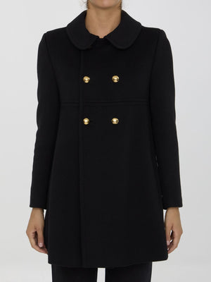 CELINE Oversized Cashmere Jacket with Signature Buttons