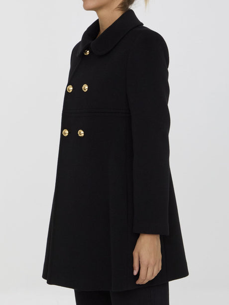 CELINE Oversized Cashmere Jacket with Signature Buttons