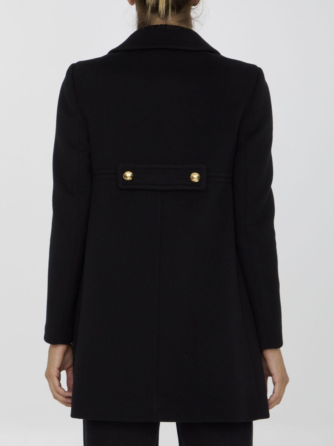 CELINE Oversized Cashmere Jacket with Signature Buttons