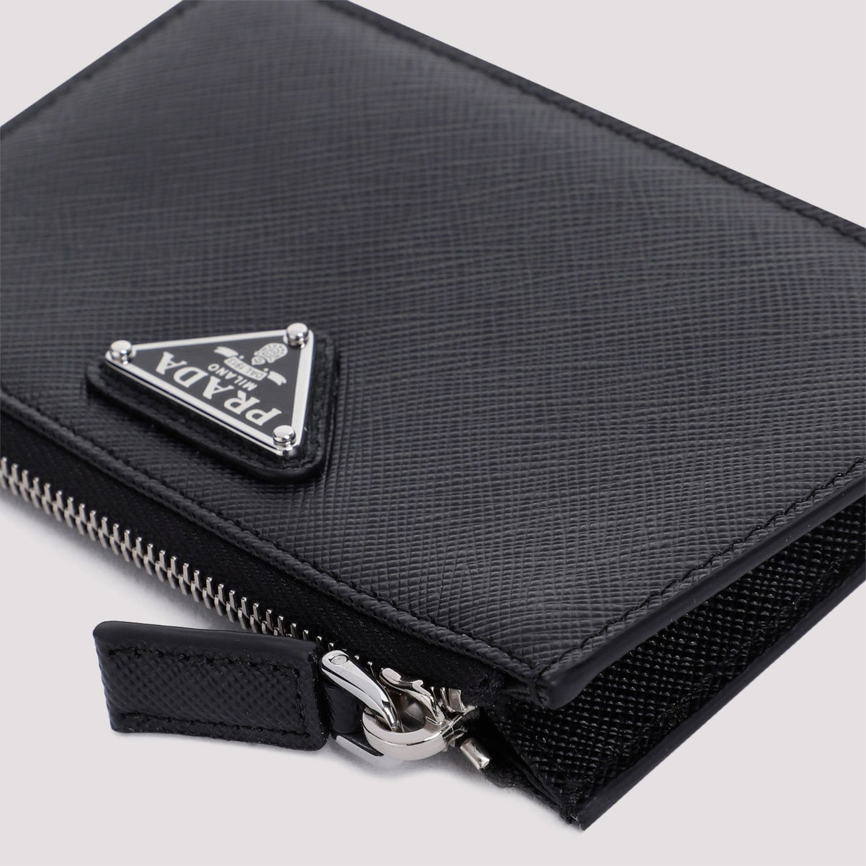 PRADA LEATHER CREDIT CARD CASE