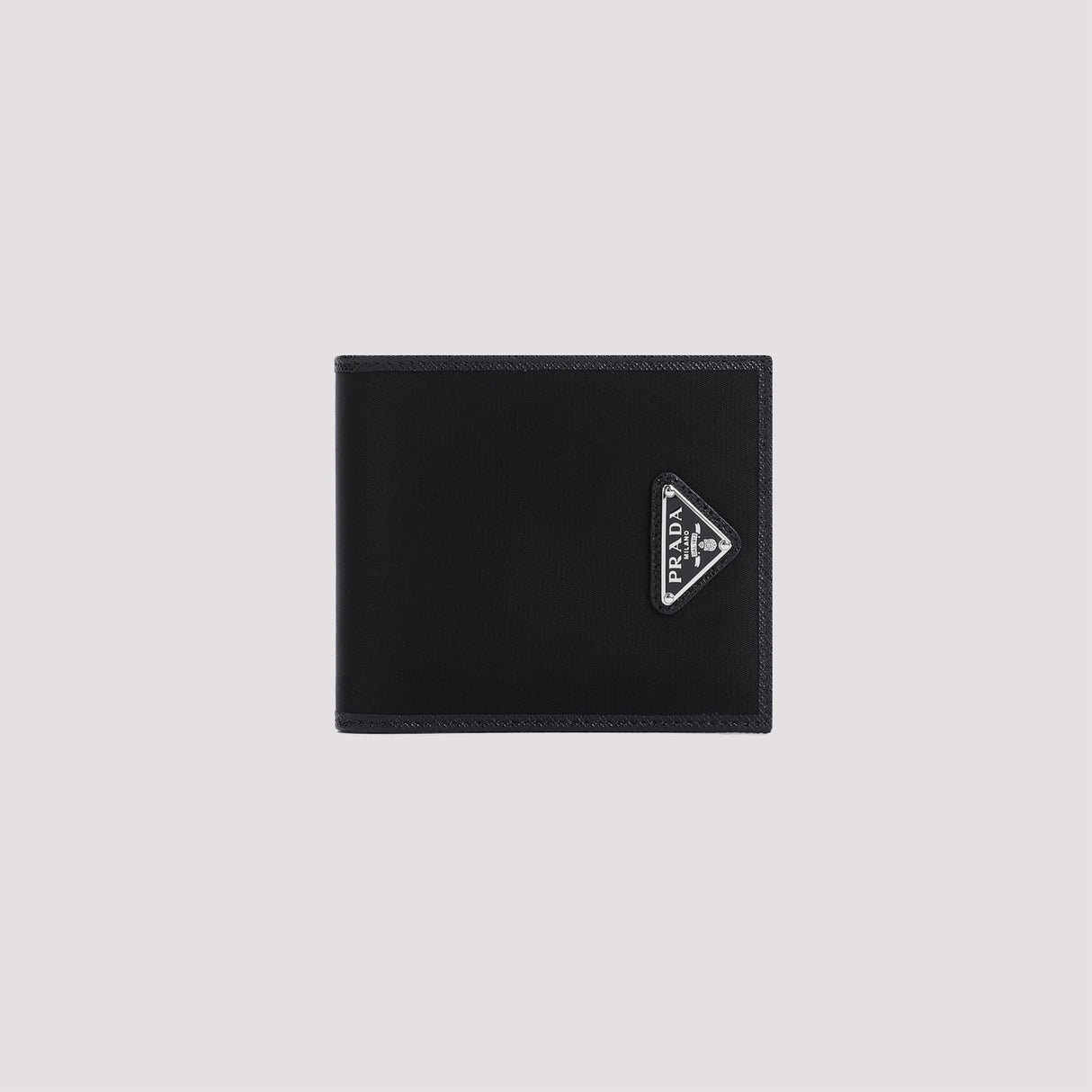PRADA Saffiano Polyamide Wallet for Men in Black