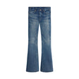 CELINE Flared Frayed Hem Jeans