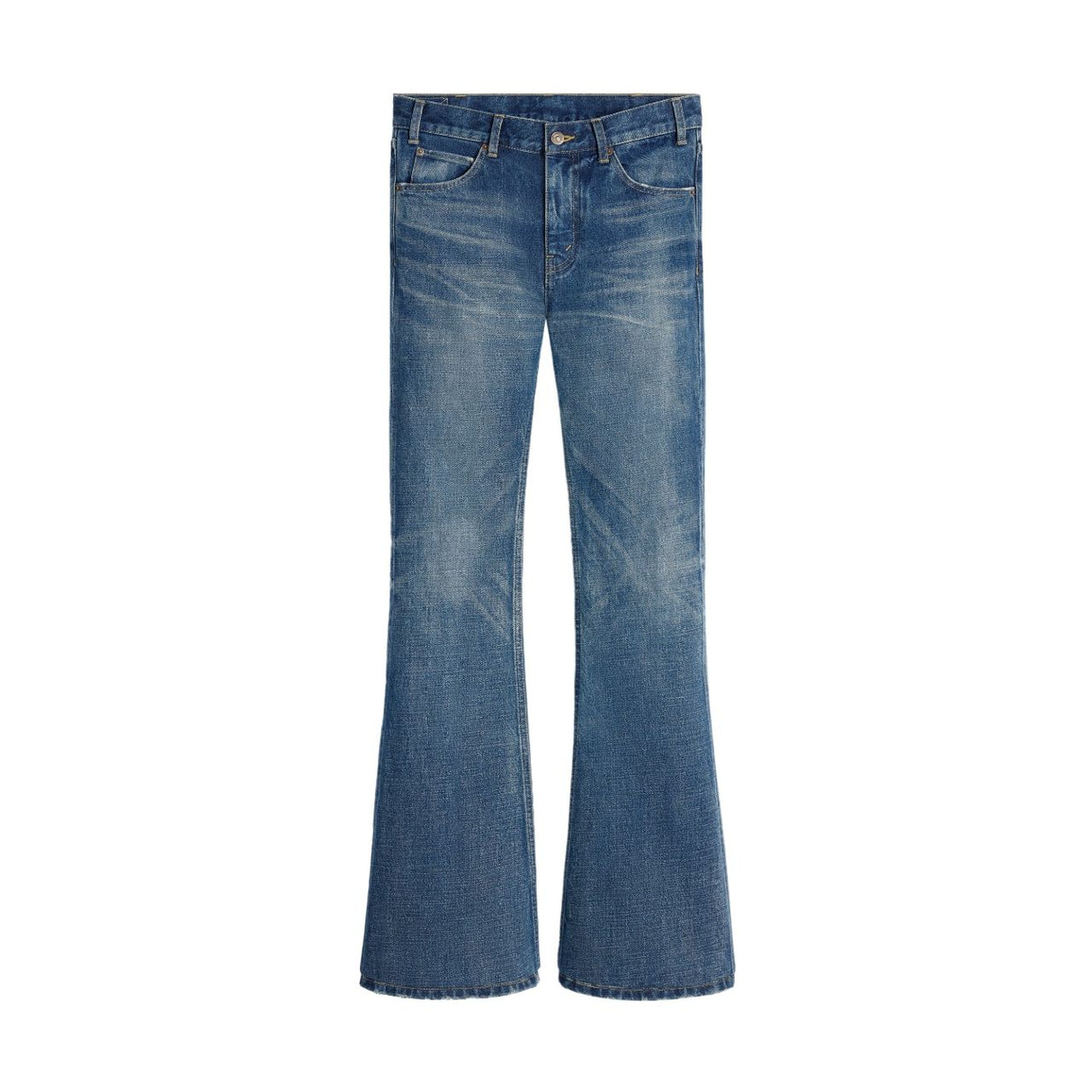 CELINE Blue Bell Bottom Jeans for Women - SS24 Collection