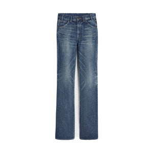 Quần Jeans Cotton Ống Đứng