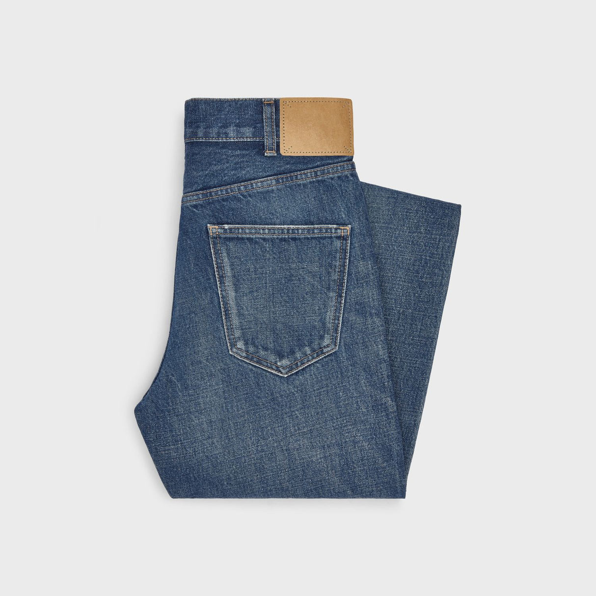 Quần Jeans Cotton Ống Đứng